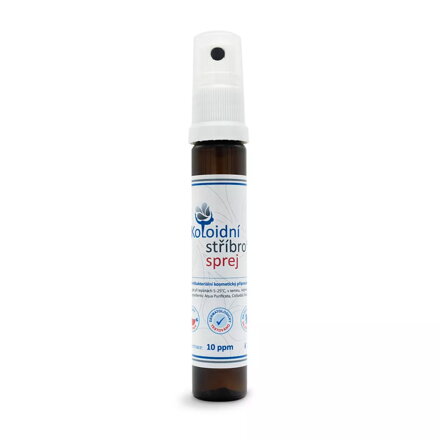 KOLOIDNÉ STRIEBRO SPREJ 25 ML 30 PPM