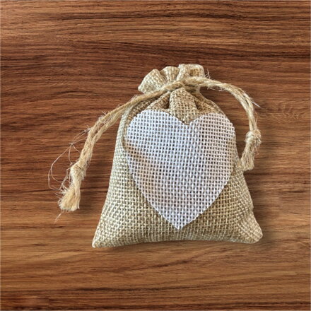 Bylinkové vrecko malé srdiečko