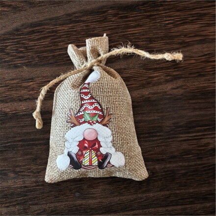 Bylinkové vrecko trpaslík s darčekom