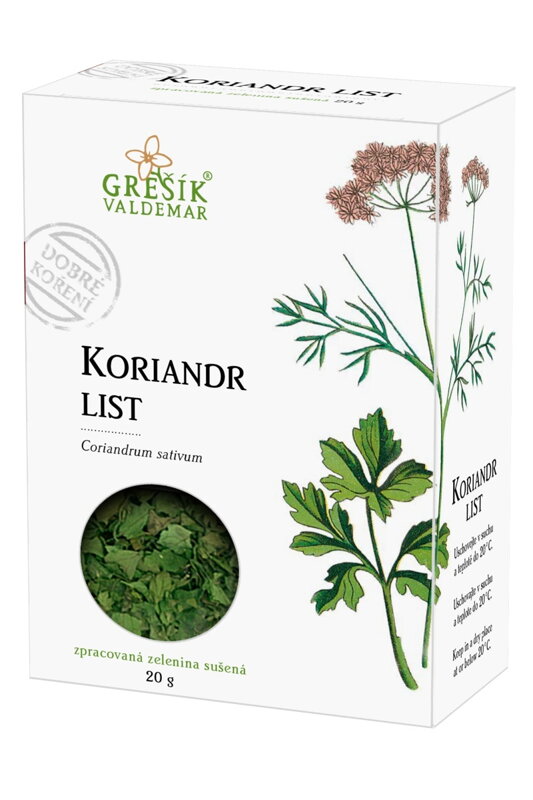 Koriander list