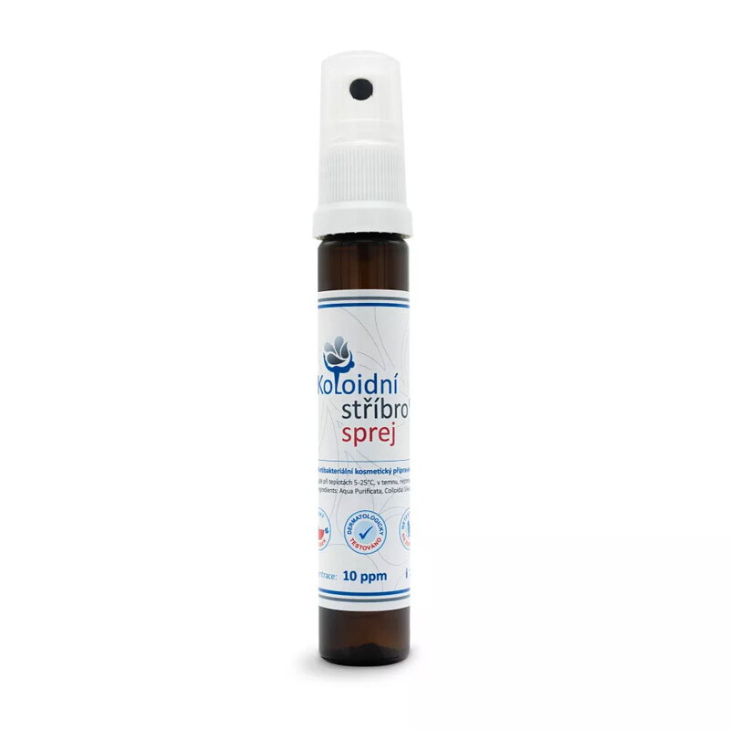 KOLOIDNÉ STRIEBRO SPREJ 25 ML 50 PPM