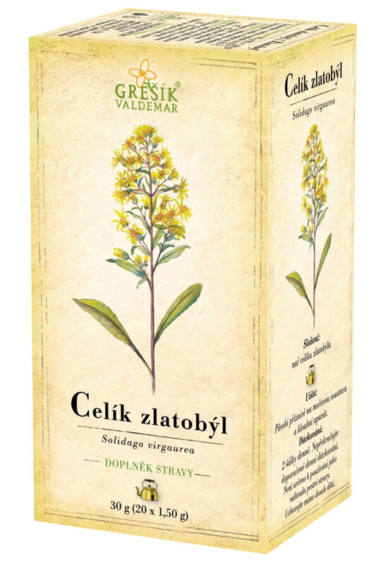 Celík zlatobyľ bylinný porciovaný čaj