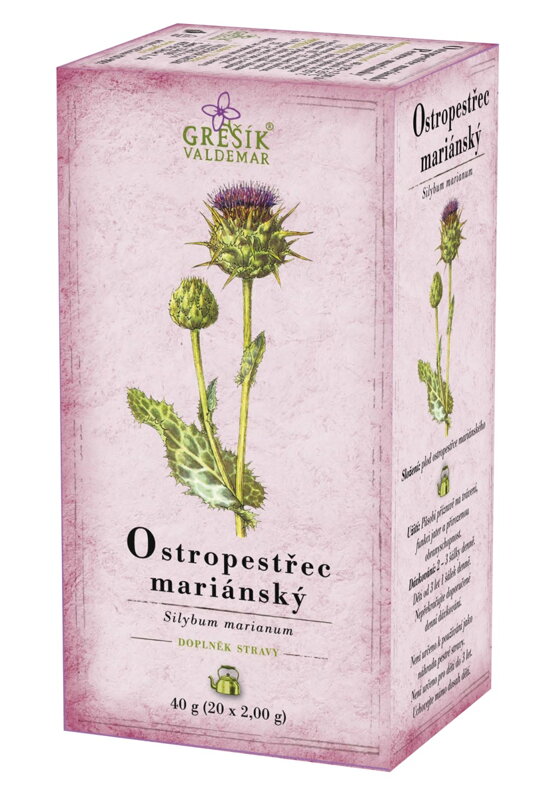 Pestrec mariánsky bylinný porciovaný čaj