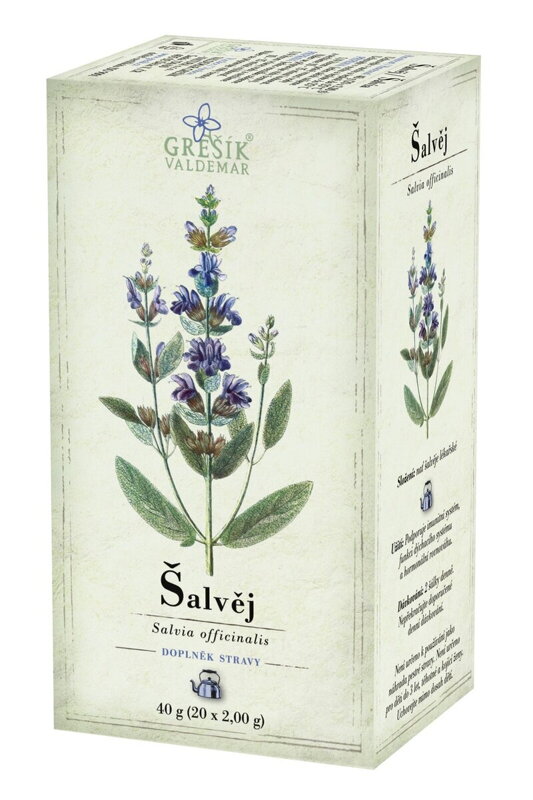 Šalvia bylinný porciovaný čaj