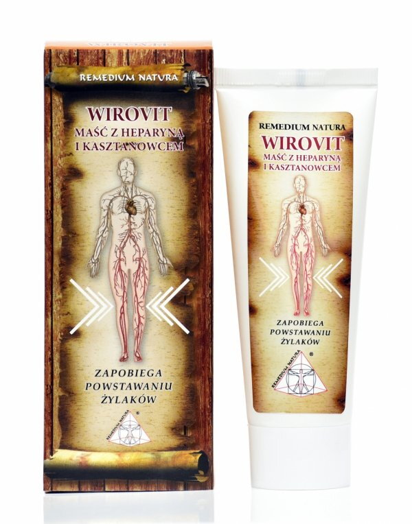 Wirovit masť s heparínom a gaštanom remedium 75 ml