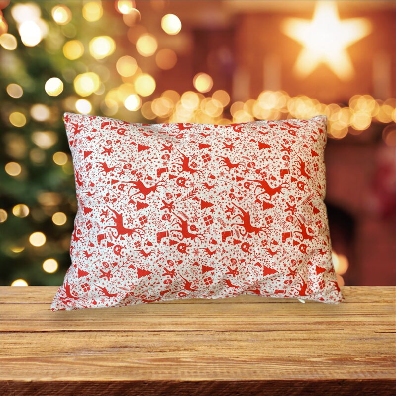 Bylinkový vankúš biely (40x30 cm)